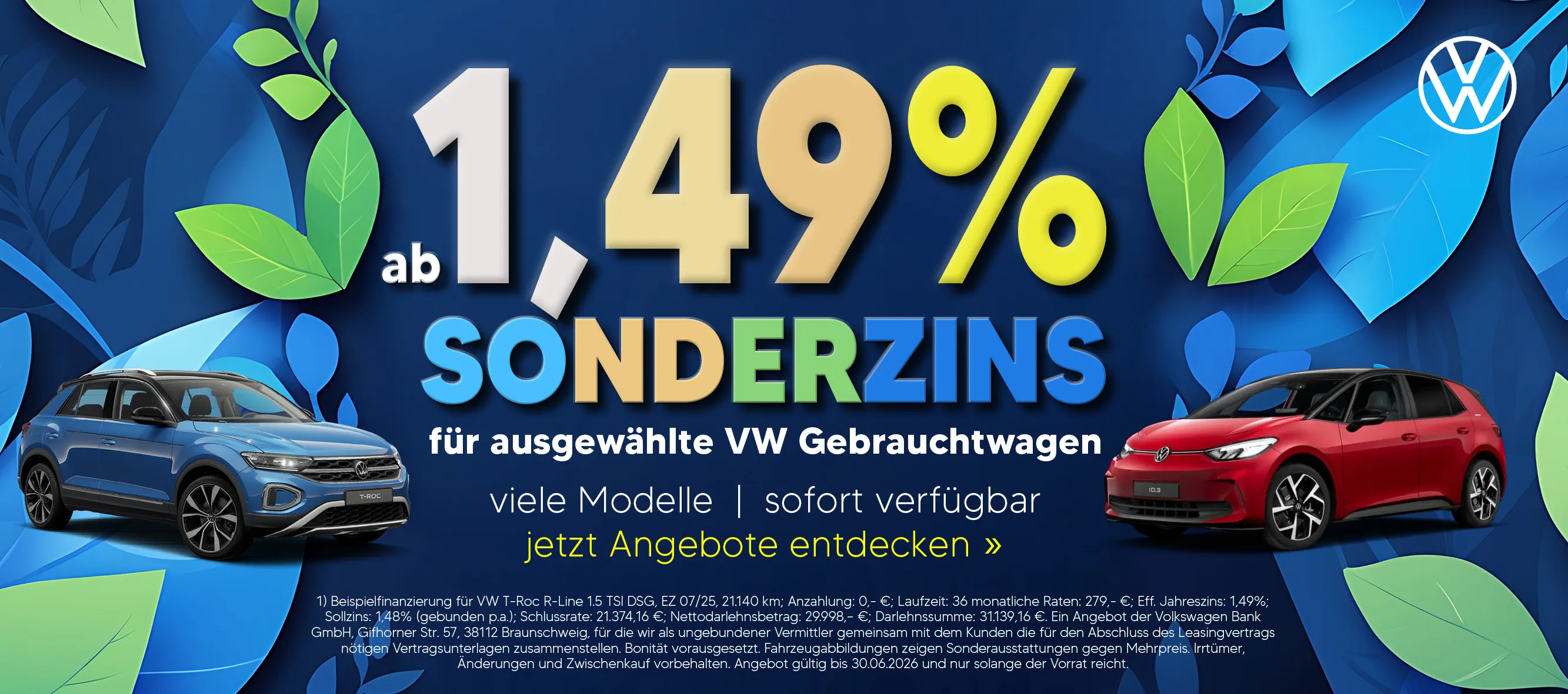 VW VVJ Sonderzins Q2 2026