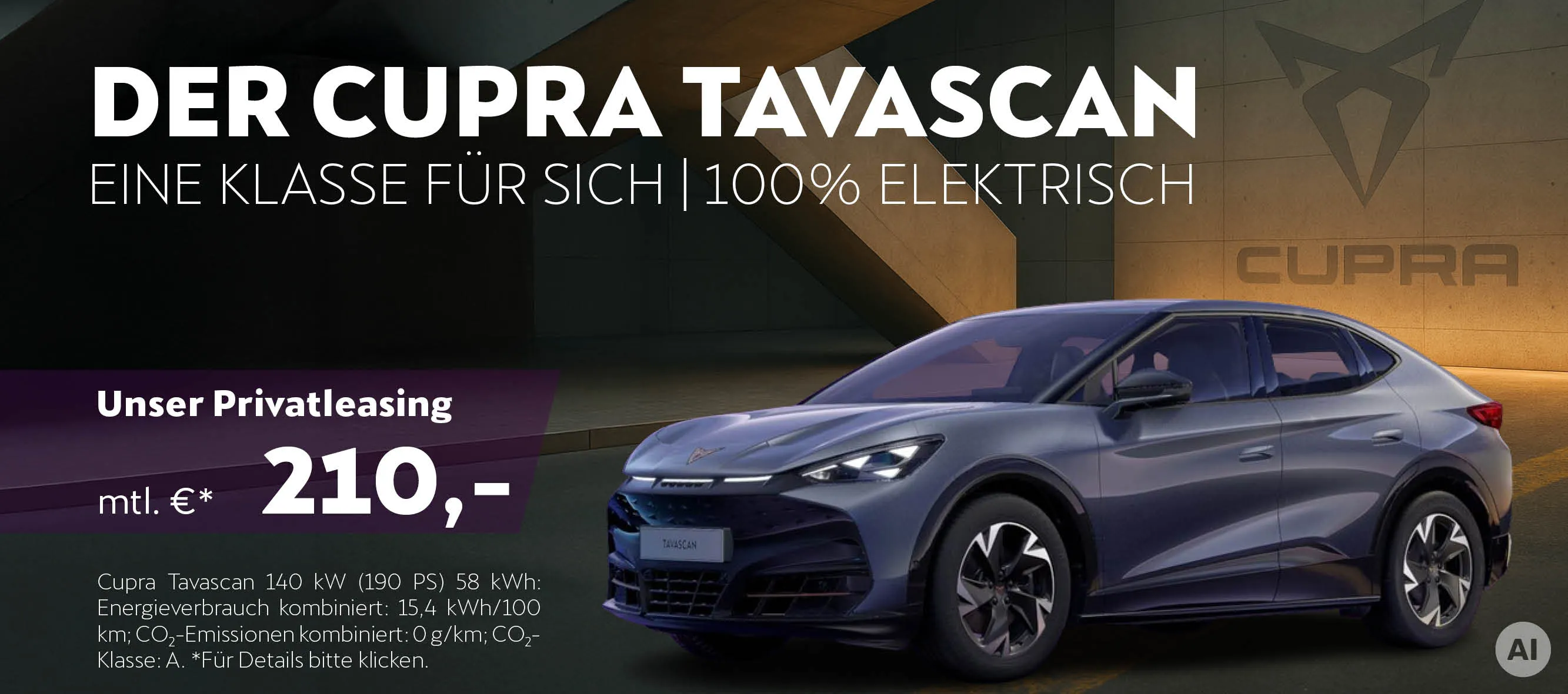 Slider Cupra Tavascan